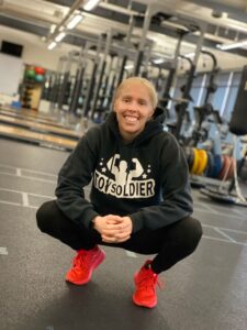 Michelle Toy of toy soldier training